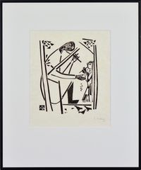 Fl&ouml;tenspiel - 1960 - 28 x 22 cm