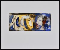 Gesichter - 1961 - 18 x 42 cm