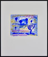 Blaue Landschaft - 1958 - 19 x 24 cm